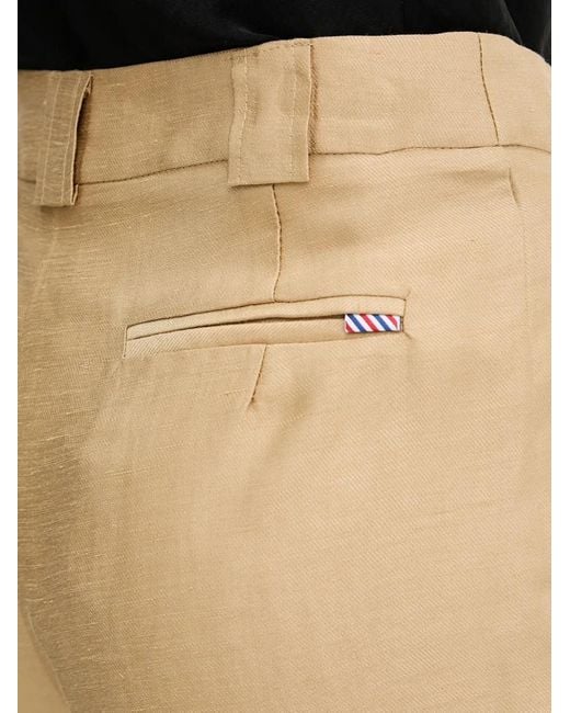 La Petite Francaise Brown Savoureux Pleated Tailored Shorts