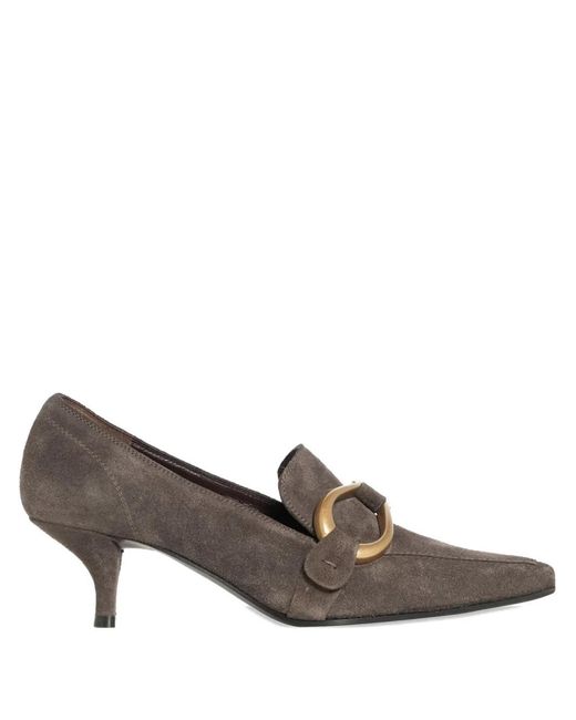 Roberto Festa Brown Ria Antiqued Pumps