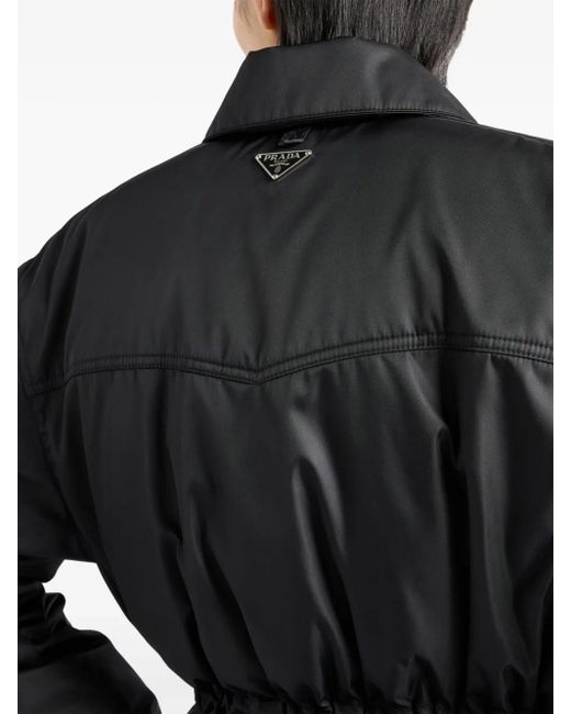 Prada Black Buttoned Down Jacket