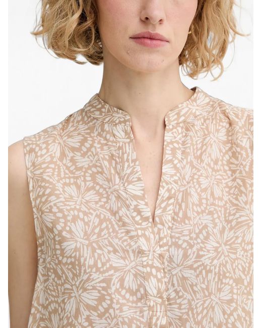 Marc O' Polo Natural Sleeveless Cotton Top