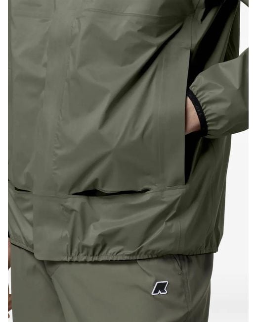 K-Way Green Rochie Hooded Coat