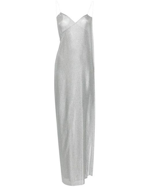 Magda Butrym White Wrap-design Dress
