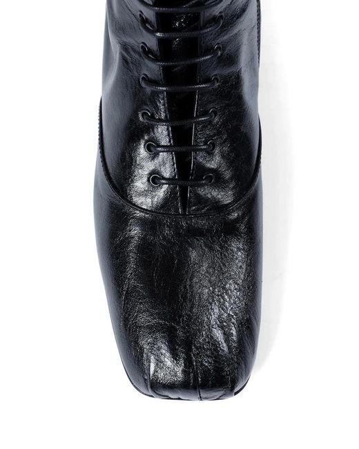 Ann Demeulemeester Black Monil Leather Boots