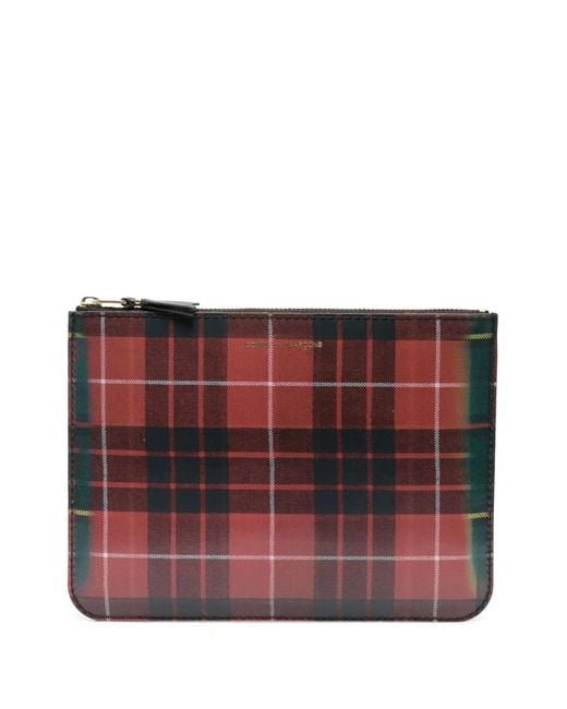 Comme des Garçons Red Cdg Lenticular Holographic Pouch