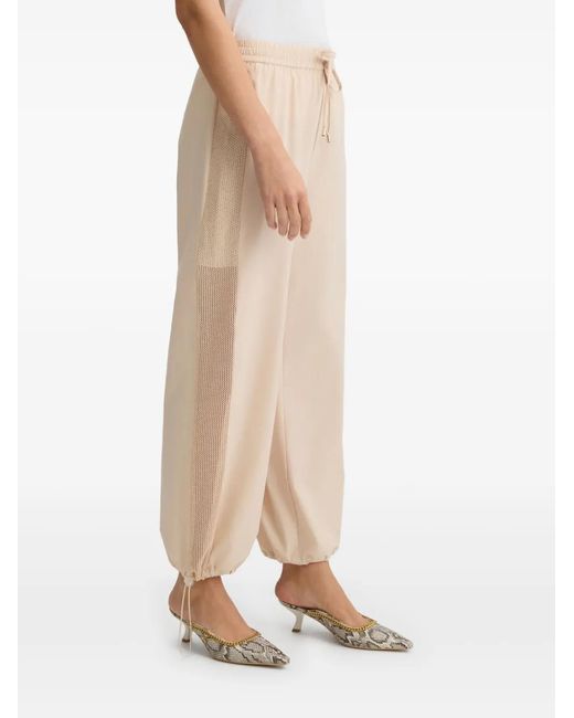 Liu Jo White Drawstring Trousers
