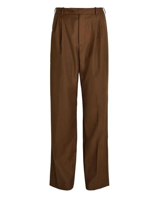 Ronny Kobo Brown Soprano Pleated Trousers