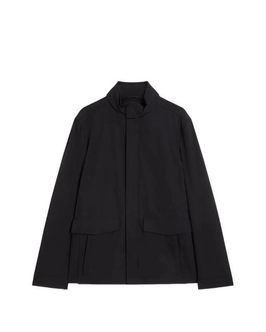 Pal Zileri Black Pocket Field Jacket for men