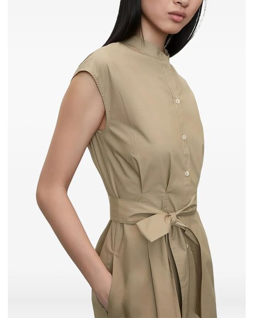 Marc O' Polo Natural Button-Up Belted Dress