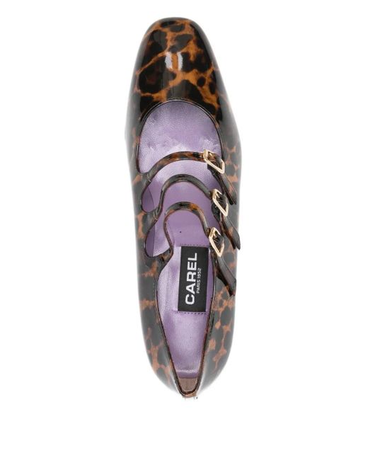 Pumps Kina Con Stampa 35Mm di CAREL PARIS in Brown