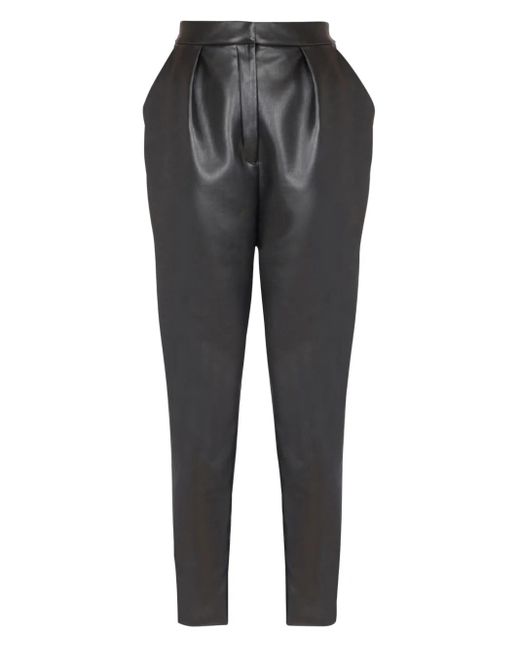 Pantaloni Con Piega di Balmain in Gray