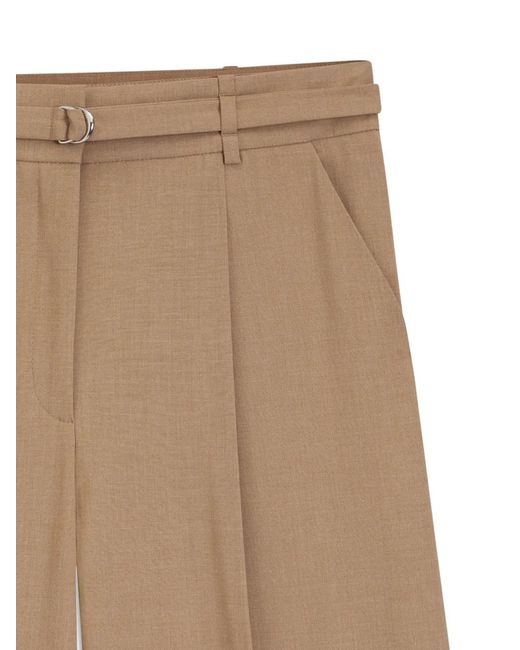 HUGO Natural Belted-Fastening Trousers