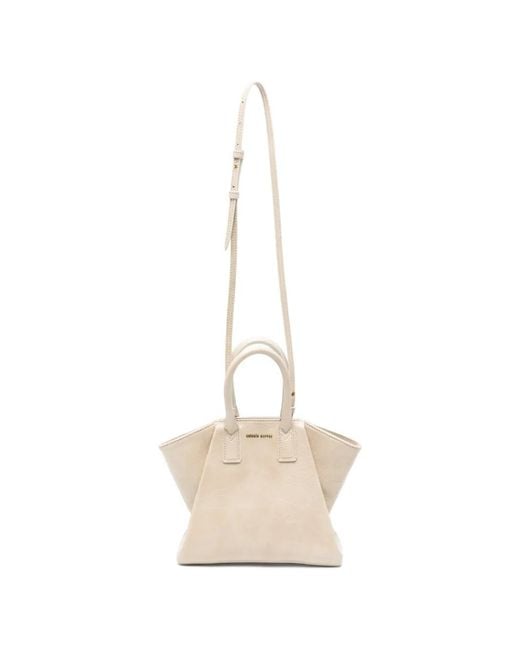 Antonio Marras White Small Chalk Top-Handles Tote Bag