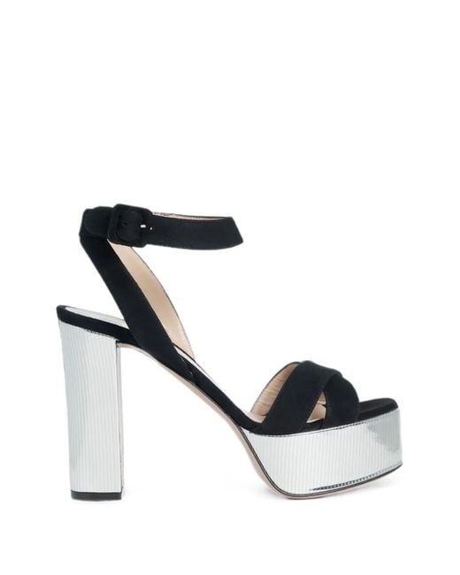 Roberto Festa Black Kami Platform Sandals