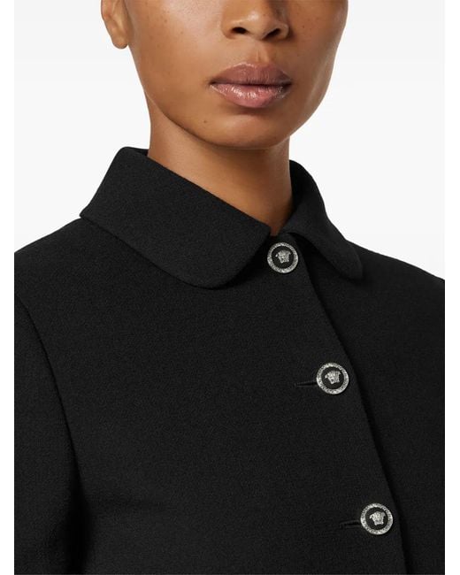 Versace Jack Met Lange Mouwen En Knopen in het Black