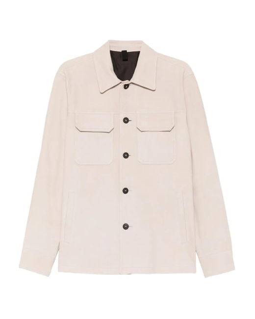 Tagliatore Natural Flap-Pockets Button-Fastening Jacket for men