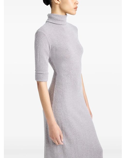 Proenza Schouler Gray Cerine Knitted Dress