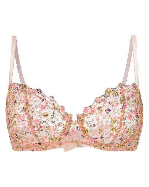 Gilda & Pearl Pink Fleuriste Lace Bra