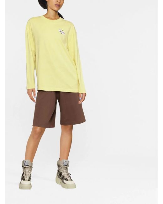 Off-White c/o Virgil Abloh Yellow Arrows-Print Organic-Cotton T-Shirt