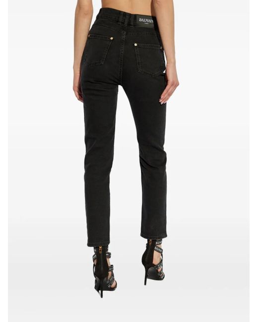 Balmain Black Slim Fit Jeans