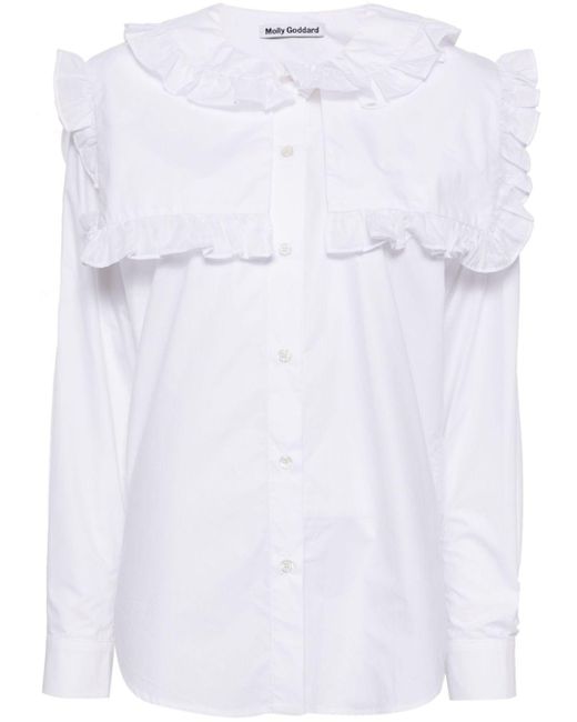 Molly Goddard White Audrey Shirt