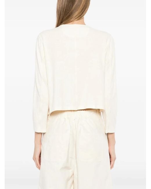 Kinyan Lam White Hand-Embroidered Cardigan