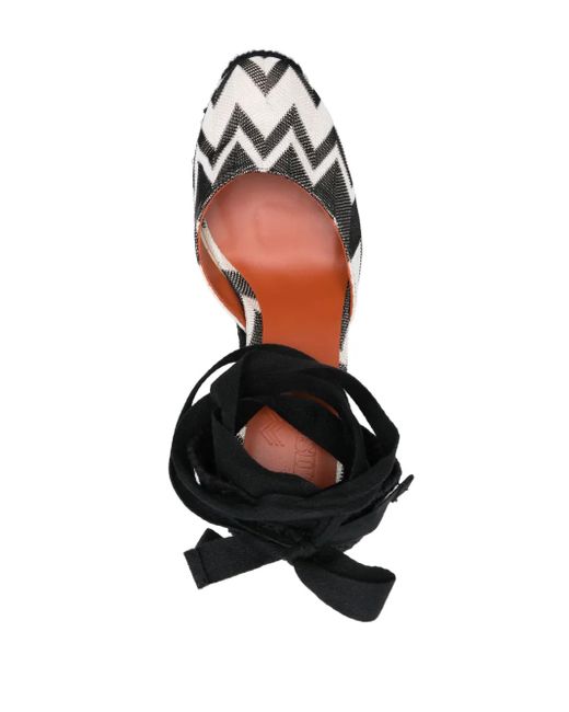 Missoni Black Zigzag-Woven Espadrilles