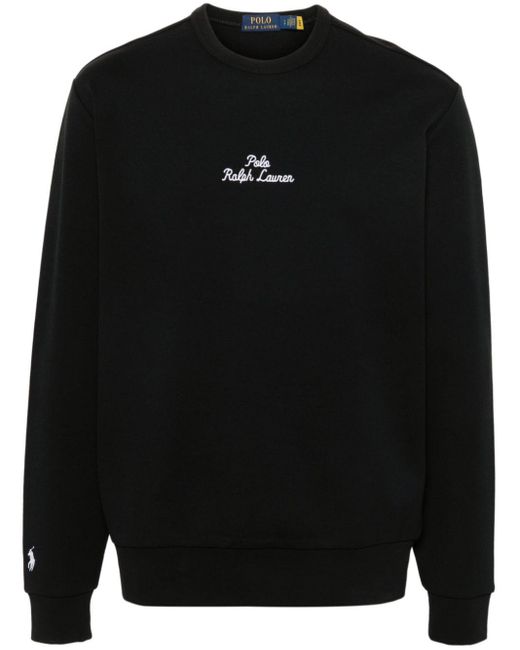 Polo Ralph Lauren Black Polo Pony-motif Sweatshirt for men