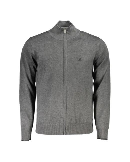 U.S. Grand Gray Zip-Up Jacket for men