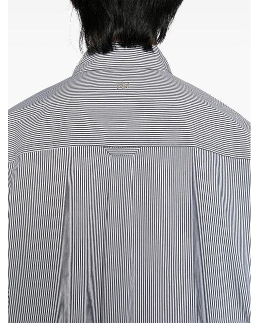 Camicia Crop Con Taglio Stondato di ZZERO BY SONGZIO in Gray da Uomo