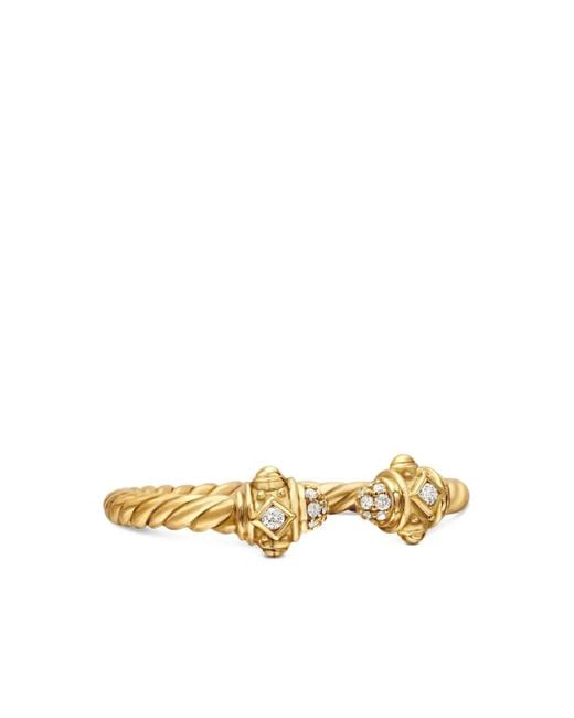 David Yurman Metallic 18Kt Renaissance Diamond Ring (2.3Mm)