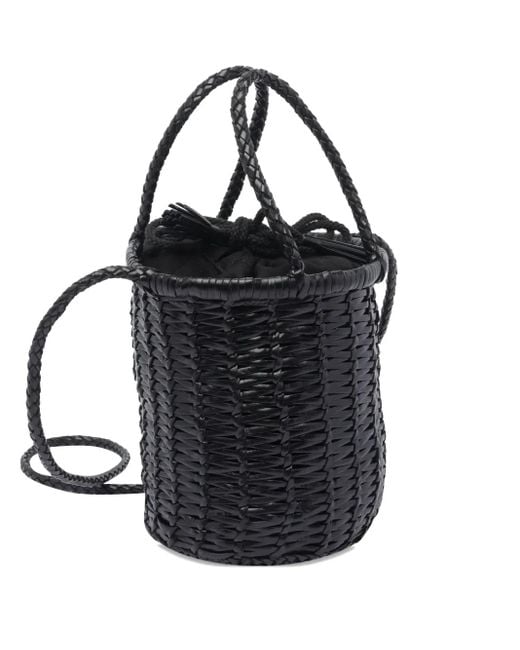 Dragon Diffusion Black Geflochtene Beuteltasche