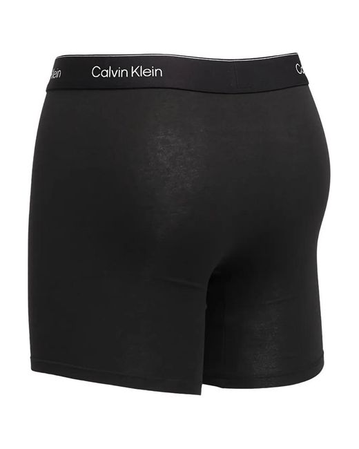 Boxer Icon Con Logo di Calvin Klein in Black da Uomo