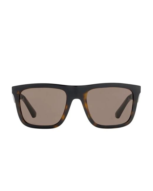 Burberry Brown Embossed Check Sunglasses for men