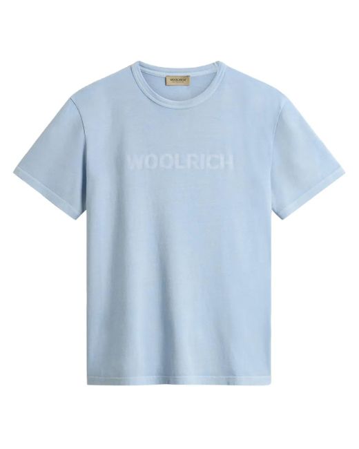 Woolrich Stückgefärbtes T-Shirt in Blue für Herren