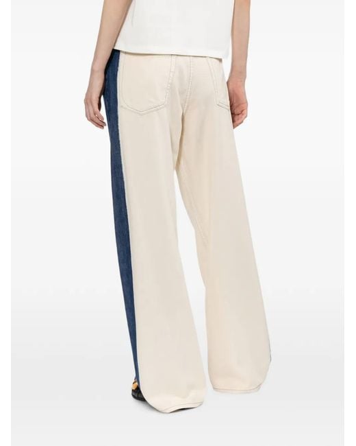 Vaqueros Rectos De Dos Tonos Rag & Bone de color White