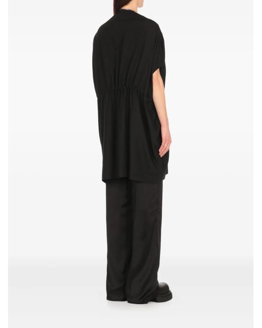 Rick Owens Black Wool Coat