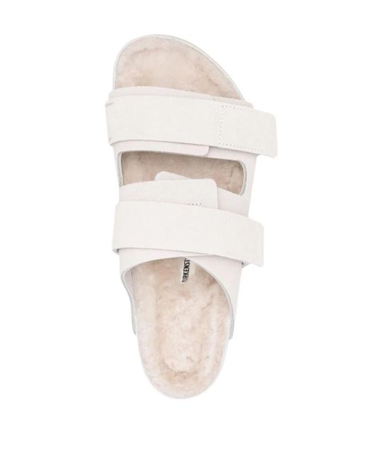 Birkenstock X Tekla Uji Suède Sandalen in het White