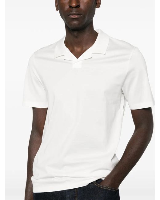 HUGO White Short-Sleeve T-Shirt for men