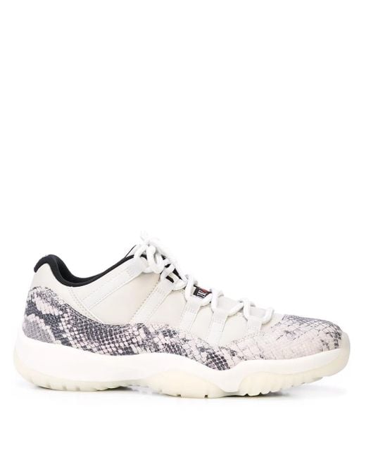 Nike Multicolor Air 11 Retro Low "Snakeskin Light Bone" Sneakers