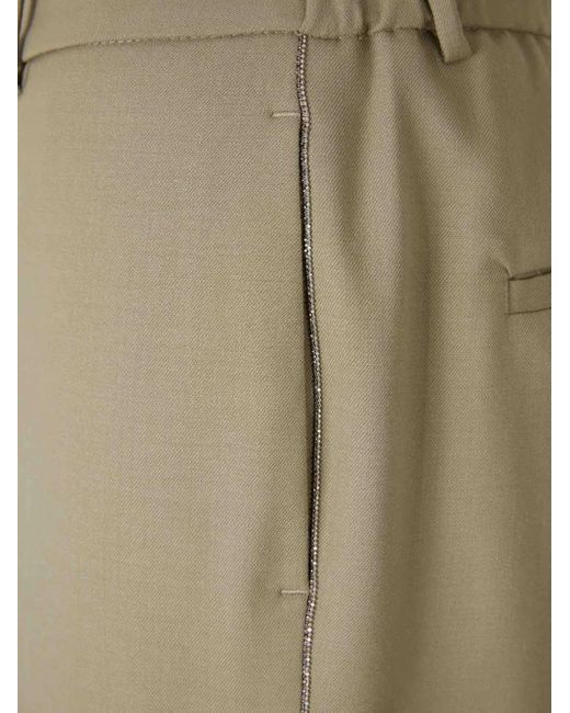 Peserico クロップド パンツ Natural