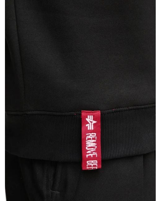 Alpha Industries Black Crewneck Sweatshirt for men