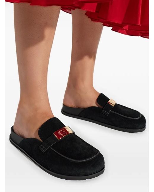 Tory Burch Black Mules