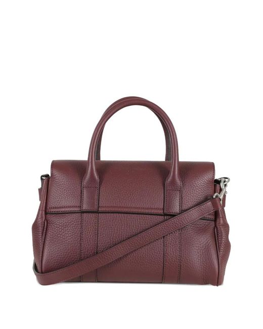 Mulberry Purple Bayswater Satchel Bag