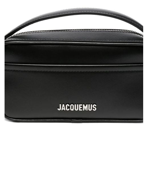 Jacquemus Black The Banet Leather Top-Handle Shoulder Bag
