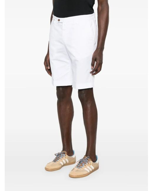 Briglia 1949 White Gabardine Shorts for men