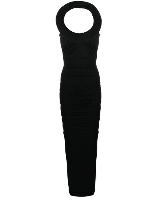 Off-White c/o Virgil Abloh Black Vi Tube Maxi Dress - Women's - Viscose/spandex/elastane