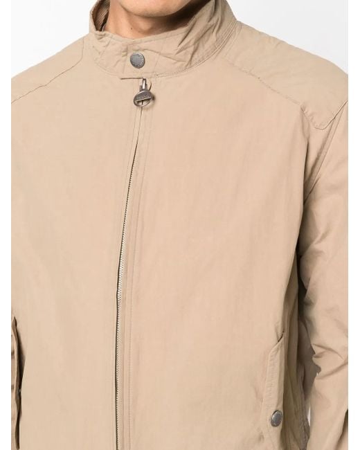 Barbour Natural Zip-Up Bomber Jacket for men