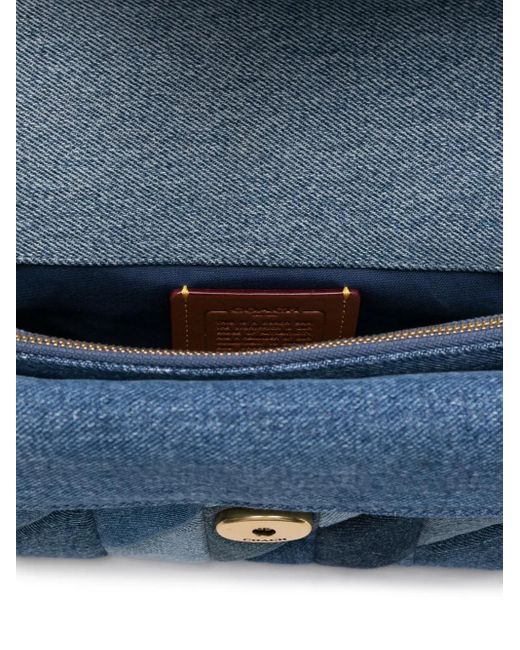COACH Blue Tabby Schultertasche 26cm