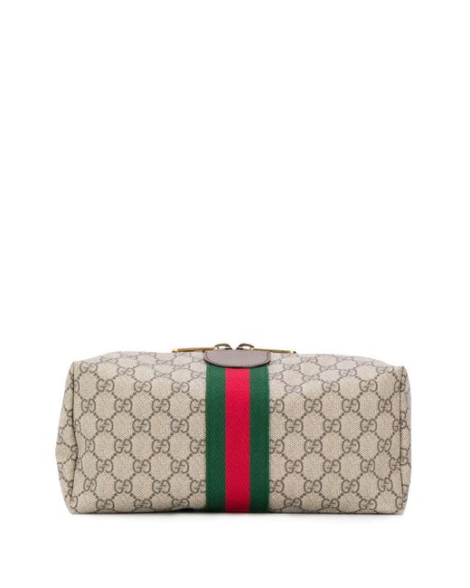 Gucci Ophidia GG Toiletry Case in Brown - Lyst