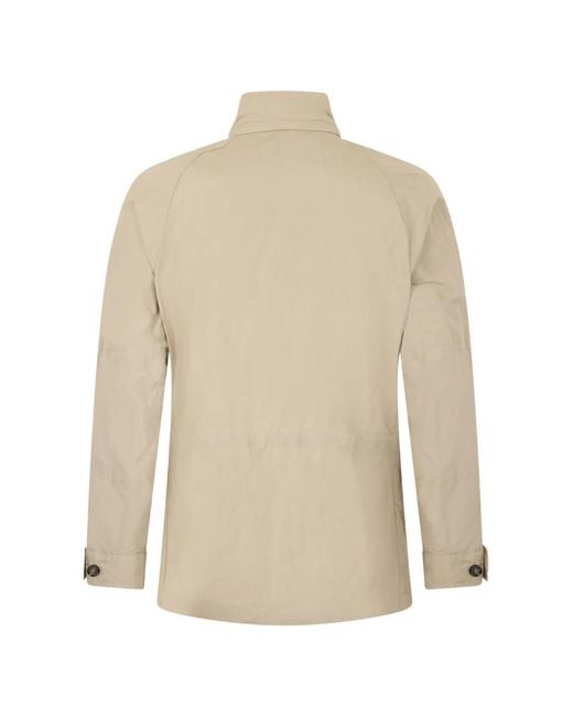 Moorer Natural Button Front Pocket Jacket for men